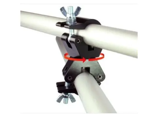 DOUGHTY • Collier double 360° noir Ø 50 mm max 750 kg Remise