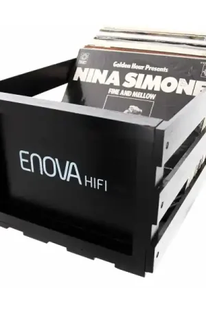 Enova HifiVINYL BOX STORAGE 120 BLACK - VBS 120 BL Jusqu’à Épuisement Des Stocks