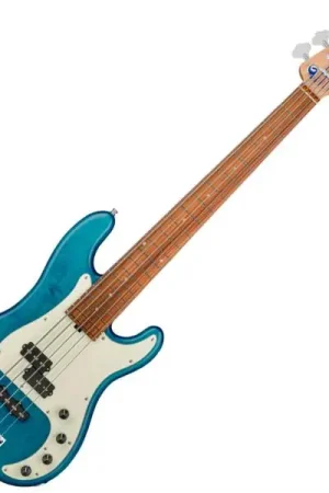 Sadowsky Metroline 21-Fret Hybrid P/J Bass Alder (5-String, Germany, MOR) - ocean blue transparent satin Petit Prix