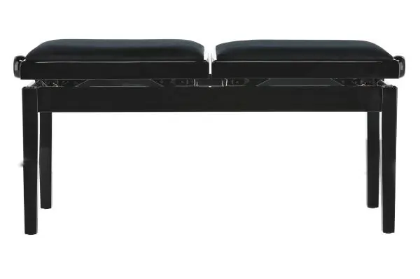 Gewa BANQUETTE PIANO DELUXE DOUBLE NOIR BRILLANT Promotion