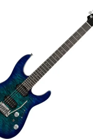 Authentique Charvel Pro-Mod Plus DK24 HH 2PT EB QM - chlorine burst