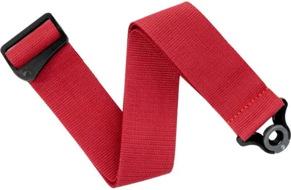 Achat Immédiat D'addario Auto Lock Polypro Guitar Strap PWSAL401 - Red