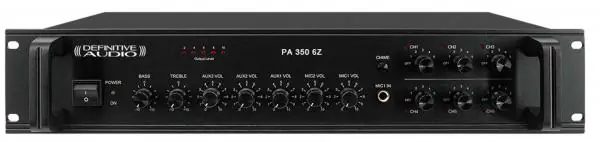 Definitive audio PA 350 6Z Produit De Marque