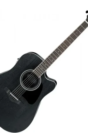 Achat Immédiat Ibanez AW8412CE WK Artwood - weathered black open pore