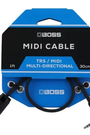 Boss BMIDI-1-35 DIN/TRS MIDI Cable (30cm) Prix Bas