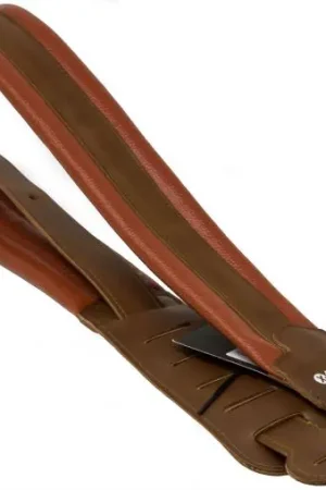 X-tone XG 3158 Leather Guitar Strap - Brown & Light Brown Remise