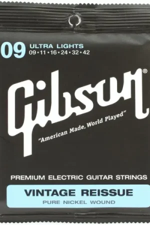 Achat Immédiat Gibson Vintage Reissue Electric Guitar SEG-VR9 9.42 - jeu de 6 cordes