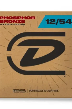 Commande En Gros Jim dunlop Folk DAP1254 Phosphore Bronze Light 12-54 - jeu de 6 cordes